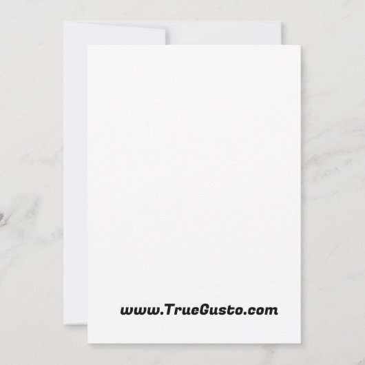 Milde Partij Uitnodiging (Achterkant)