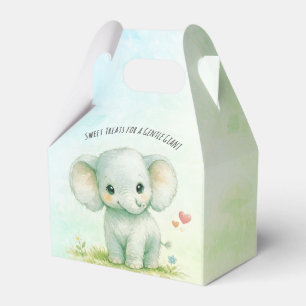 Milde Reus Olifant Groene Safari Baby Shower Bedankdoosjes