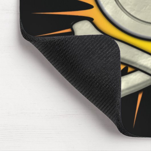 Milde schedel en beenderen muismat (Hoek)