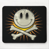 Milde schedel en beenderen muismat (Voorkant)