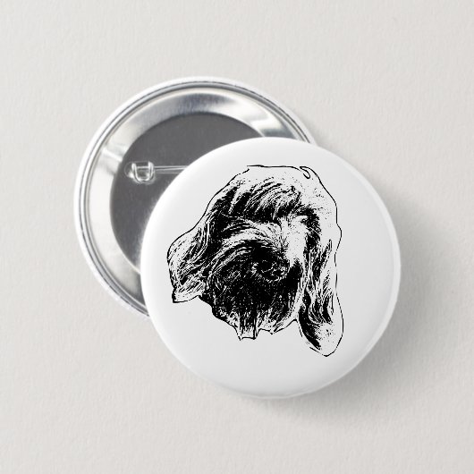 Milde Spinone Sfeer Ronde Button 5,7 Cm (Voorkant /achterkant)