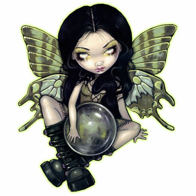 Mildew Fairy gothic Photo Sculpture Staand Fotobeeldje (Voorkant)