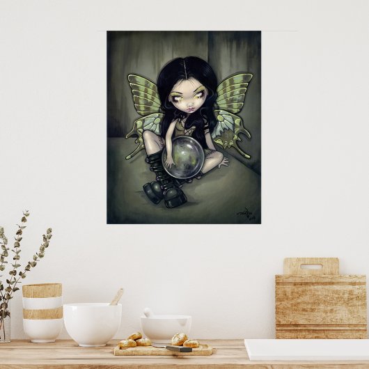 Mildew gothic fairy Art Print (Keuken)