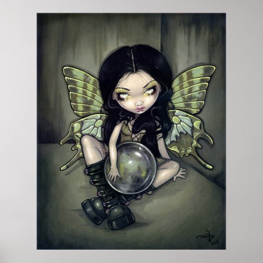 Mildew gothic fairy Art Print (Voorkant)