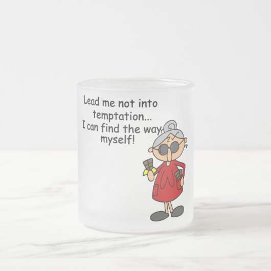 Mildred Temptation Tshirts en geschenken Matglas Koffiemok (Center)