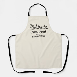 Mildred's Fine Food Schort