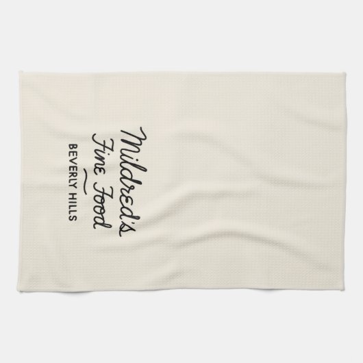 Mildred's Fine Food Theedoek (Horizontaal)