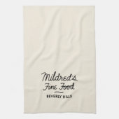 Mildred's Fine Food Theedoek (Verticaal)