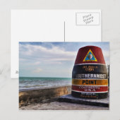 Mile 0 Key West Briefkaart (Voorkant / Achterkant)