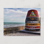 Mile 0 Key West Briefkaart (Voorkant)