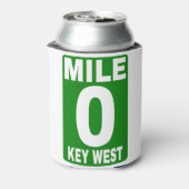 Mile 0 Key West Road Sign. Blikjeskoeler (Blikje Achterkant)