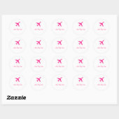 Mile High Club - Gepersonaliseerd Ronde Sticker (Vel)