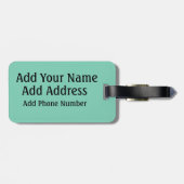 Mile High Club grappig aanpasbaar bagagelabel (Achterkant horizontaal)