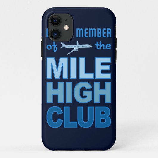 Mile High Club iPhone 5 Hoesje-Mate Case-Mate iPhone Case (Achterkant)