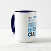 Mile High Club-mok - kies stijl en kleur Mok (Voorkant links)