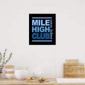 Mile High Club poster (Keuken)