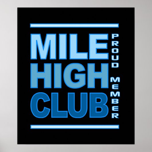 Mile High Club poster (Voorkant)