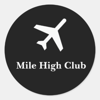 Mile High Club Sticker