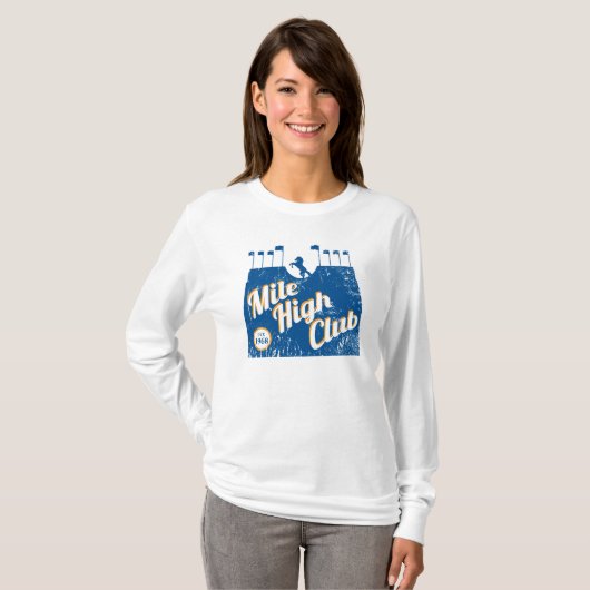 Mile High Club T-shirt (Voorkant volledig)