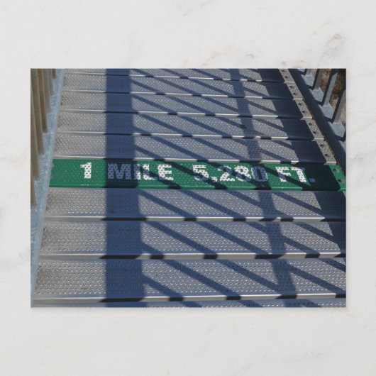 Mile High Steel Bridge bij Grandfather Mountain, N Briefkaart (Voorkant)