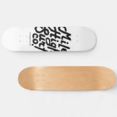 Mile High Surf Co. Dirty Script Persoonlijk Skateboard (Horizontaal)