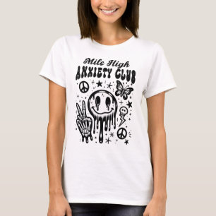Mile hoge angstclub t-shirt