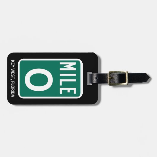 Mile Marker 0 Key West, FL Bagagelabel (Voorkant horizontaal)