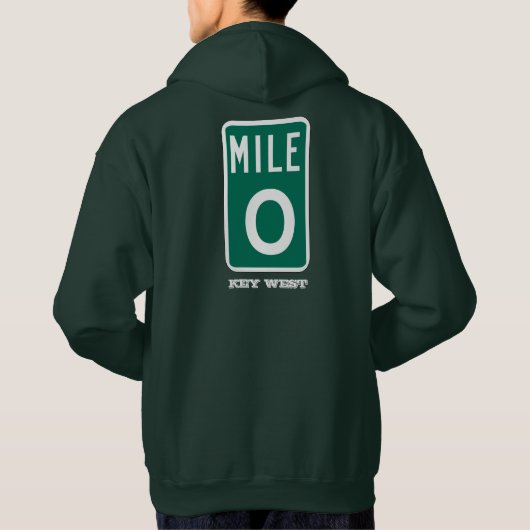 Mile Marker 0 Key West, FL Hoodie (Achterkant)