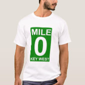 Mile Marker 0 Key West T-Shirt (Voorkant)