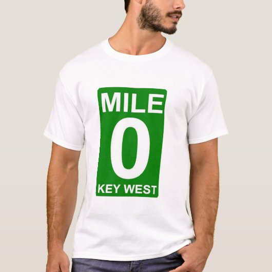 Mile Marker 0 Key West T-Shirt (Voorkant)
