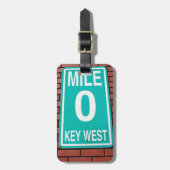 Mile Marker 0 Sign Bagagelabel (Voorkant verticaal)