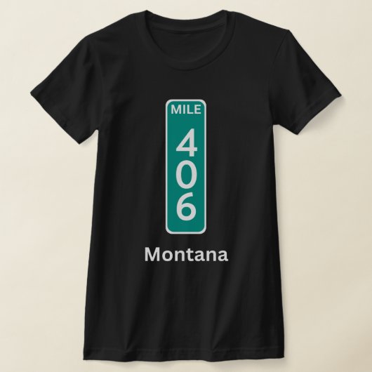 Mile Marker 406 Montana T-shirt (Laagn)