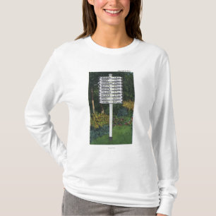 Mile Marker Sign Post T-shirt