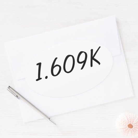 Mile Sticker (Envelop)