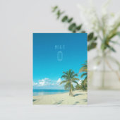 MILE ZERO briefkaart (Staand voorkant)