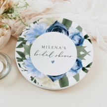 MILENA Something Blue Bloemale Bruiloftsborrel