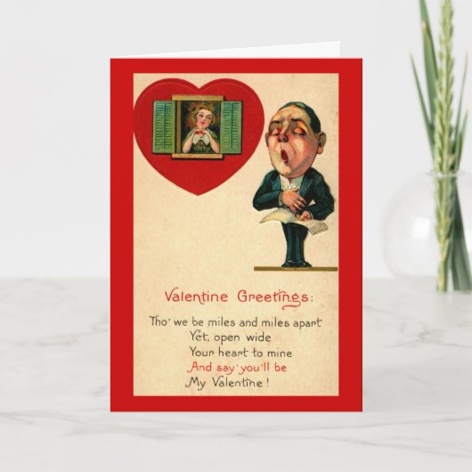 Miles Apart Valentijn Greeting Feestdagen Kaart (Voorkant)