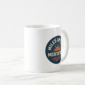 Miles Are My Meditation – Runner’s Coffee Mug Koffiemok (Voorkant rechts)