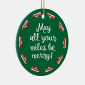 Miles Be Merry Keramisch Ornament (Rechts)