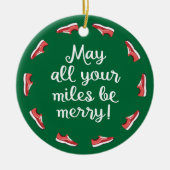 Miles Be Merry Keramisch Ornament (Voorkant)