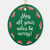 Miles Be Merry Keramisch Ornament (Links)