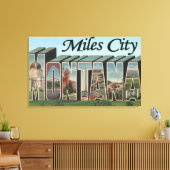 Miles City, Montana Canvas Afdruk (Insitu (Woonkamer))