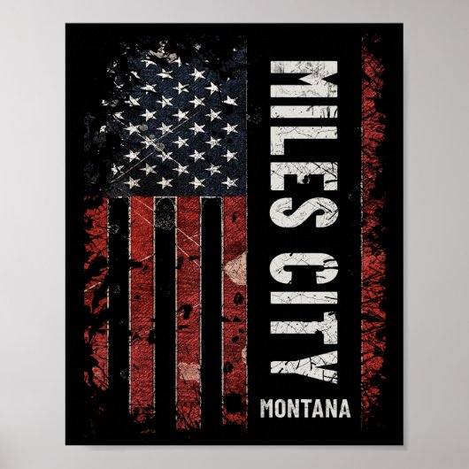 Miles City Montana Poster (Voorkant)
