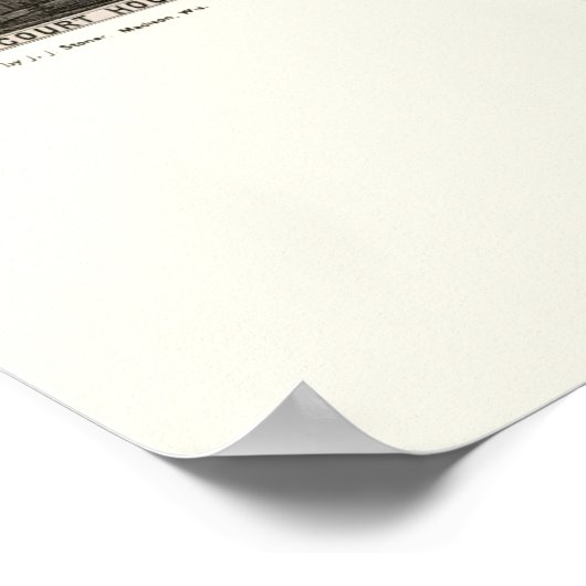 Miles City, MT Panoramic Map - 1883 Poster (Hoek)