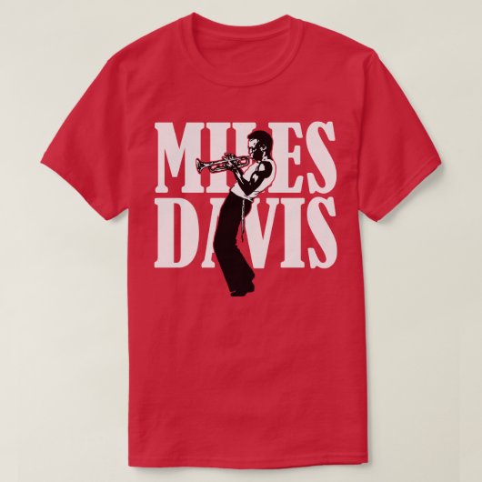 Miles Davis Retro esthetische stijl T-shirt (Design voorkant)