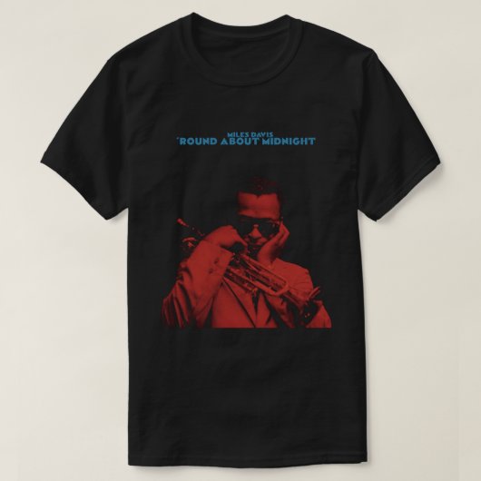 Miles Davis Round About Midnight  T-shirt (Design voorkant)