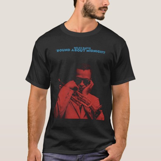 Miles Davis Round About Midnight  T-shirt (Voorkant)
