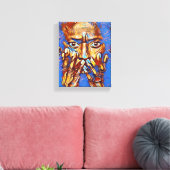 Miles Davis "Soort Blauw" Verrekte Canvas afdrukke (Insitu (Woonkamer))
