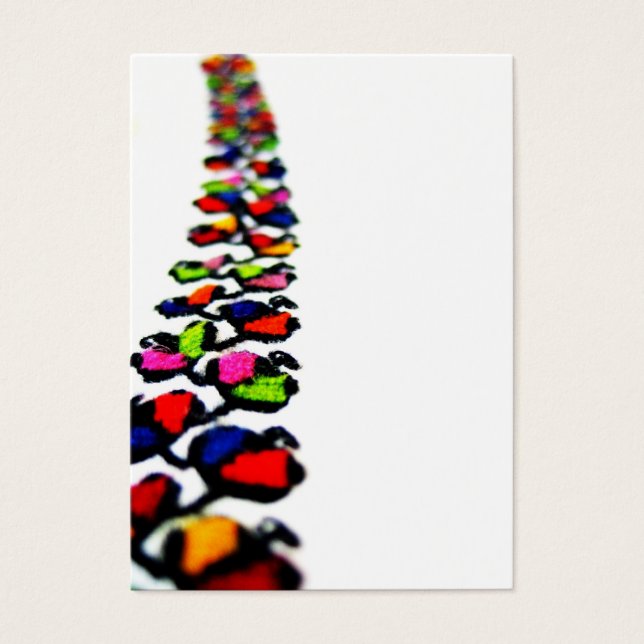 Miles en mijlen van Oekraïense borduurwerk Visitekaartjes (Voorkant)