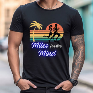 Miles for the Mind. T - shirts voor hardlopers